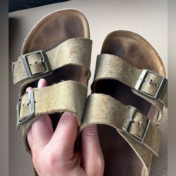 Birkenstock Khaki Arizona Sandals Sz. 40 - Picture 11 of 11
